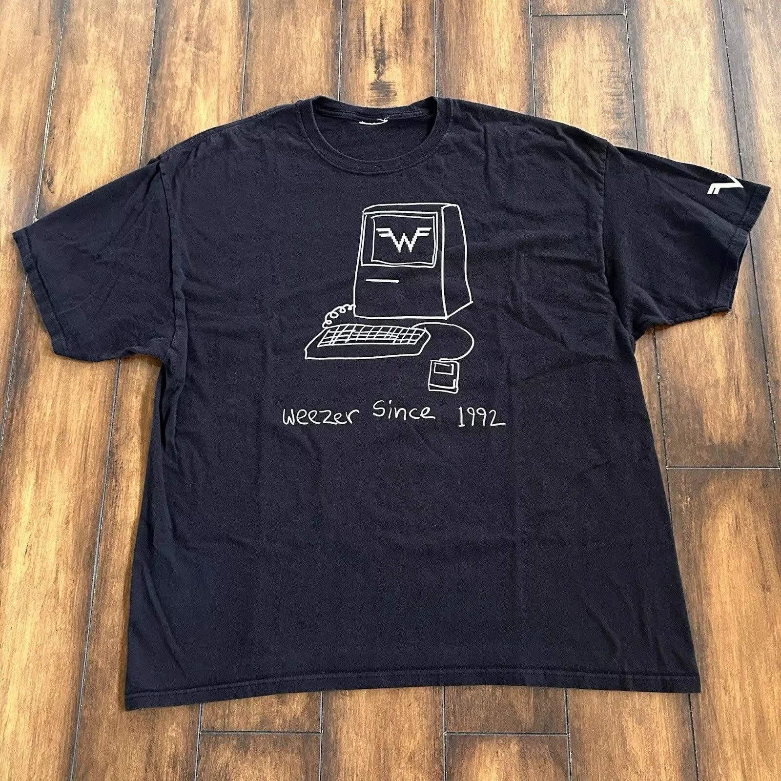 Neues Punk-Retro-Band-T-Shirt Weezer Seit 1992 Computer-Band-T-Shirt Alt-Punk-Rock-Streetwear-Print, lässig – Detail 5