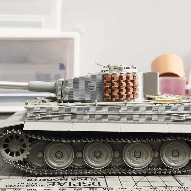 1/35 Scale โลหะ Track Links W/ขาโลหะสําหรับเยอรมัน Tiger I ถังชุด Sx35020 อุปกรณ์เสริมคุณภาพสูง