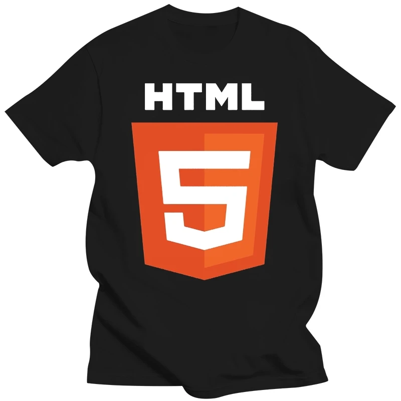 HTML 5 Shir - HTML Hypertext Markup Language Logo  men T-shirt