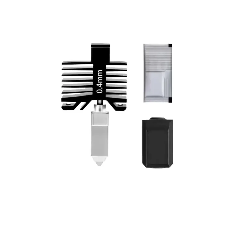 High Quality 3D Printer Hardened Steel Nozzle Thermal Insulation Silicon Tip Compatible with Bambu Lab P1 X1 Series