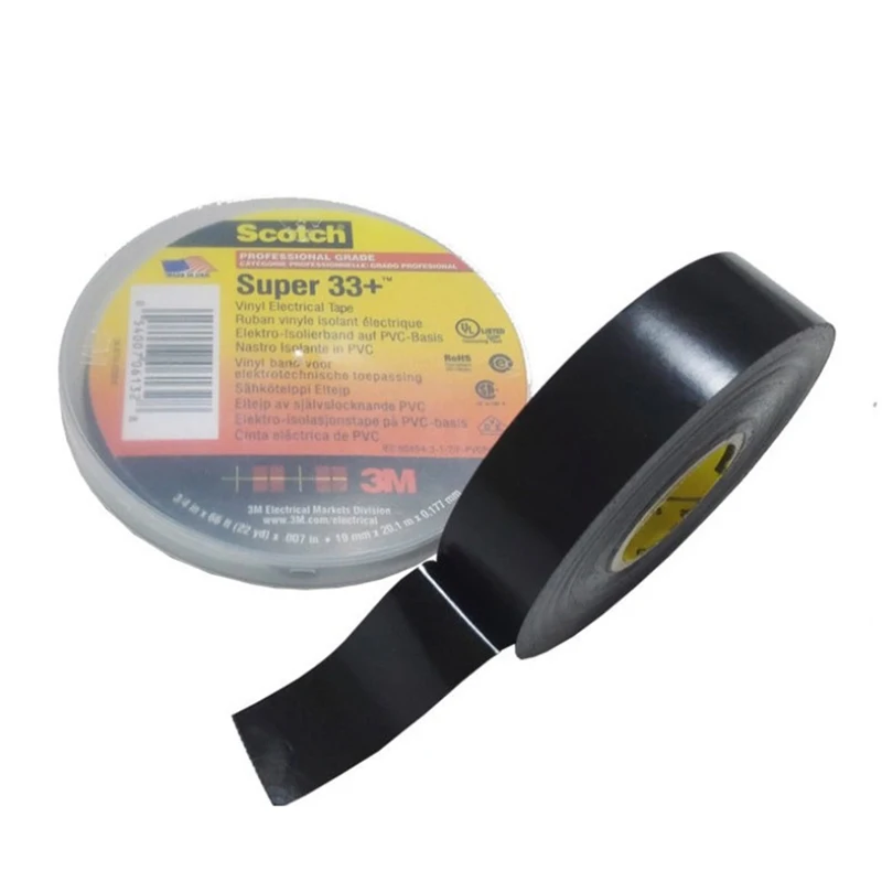 Original Scotch® Super 33+ vinyl electrical tape，19mm*20.1M/roll