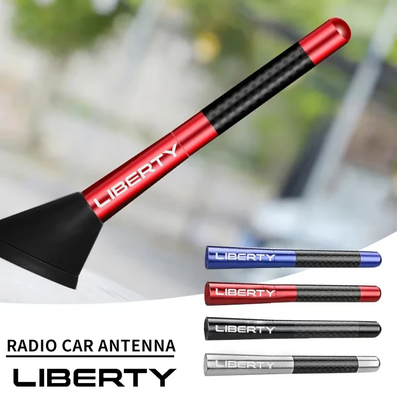 8cm/12mm Car Roof Radio Antenna Auto Aerial Signal Receiving Accessories for Jeep LIBERTY Logo Wrangler Compass Patriot Renegade