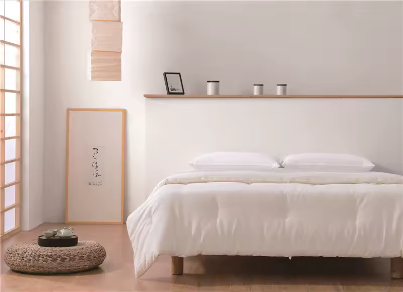 퀸 사이즈 이불 내부