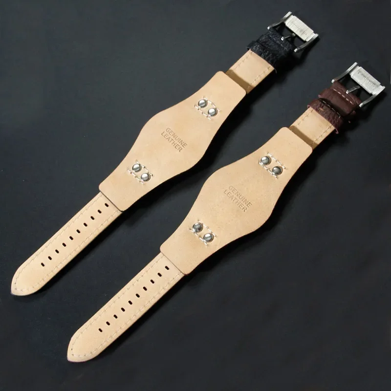 Genuine Leather Watchband 22mm strap With mat for fossil CH2891 CH3051 CH2564 CH2565 watch band handmade mens leather bracelet