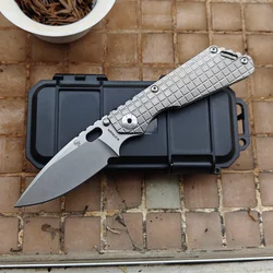 JUFULE 2026 Cryro VG10 Blade Monkey M.Strider SNG Titanium Handle Copper Washers Folding Knife Camping Hunting Outdoor EDC Tool
