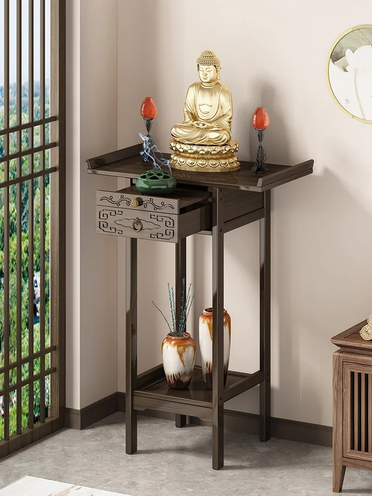 Table Basse Vintage en Bambou avec MELRectangle, Console de Couloir, Salon, Entrée, Table d\'Appoint, Meubles de Maison