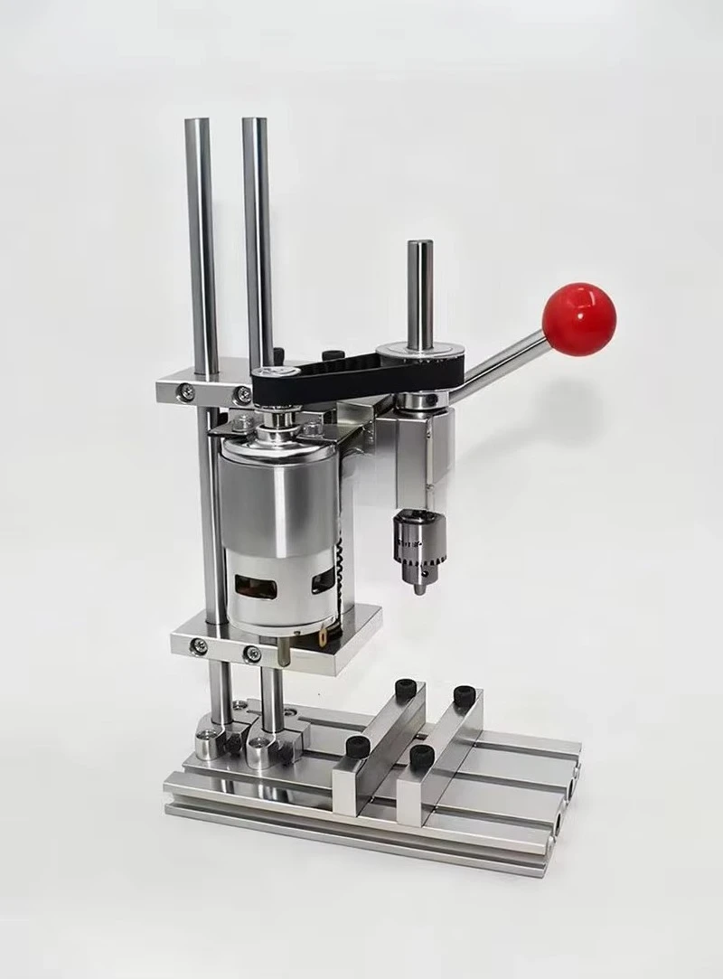 Mini Manual Desktop Drilling Machine High Accuracy Bench Drill for DIY Craft Jewelry