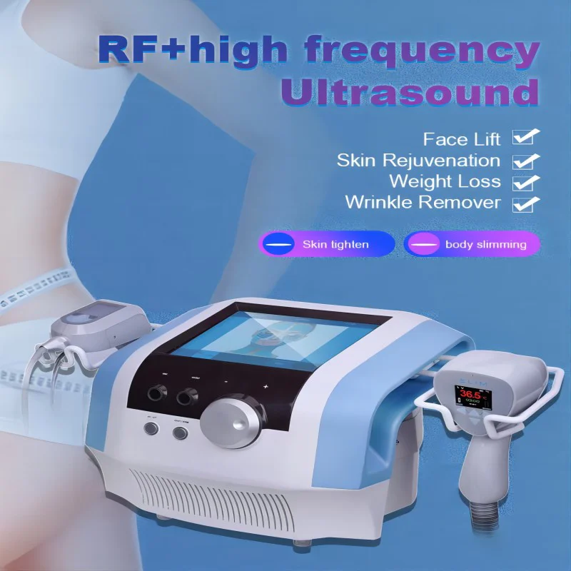 2 in 1 Skin Tightening Body Shaping Fat Removal Weight Loss Machine RF Portable Cavitation Slimming Equipment Salon Use