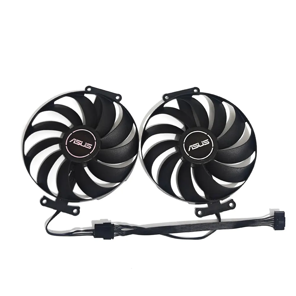 2FAN 95MM CF1010U12S FDC10U12S9-C T129215SU Video card cooling fan，For ASUS KO GeForce RTX 3070、RTX 3060TI、RTX 3060 OC Edition