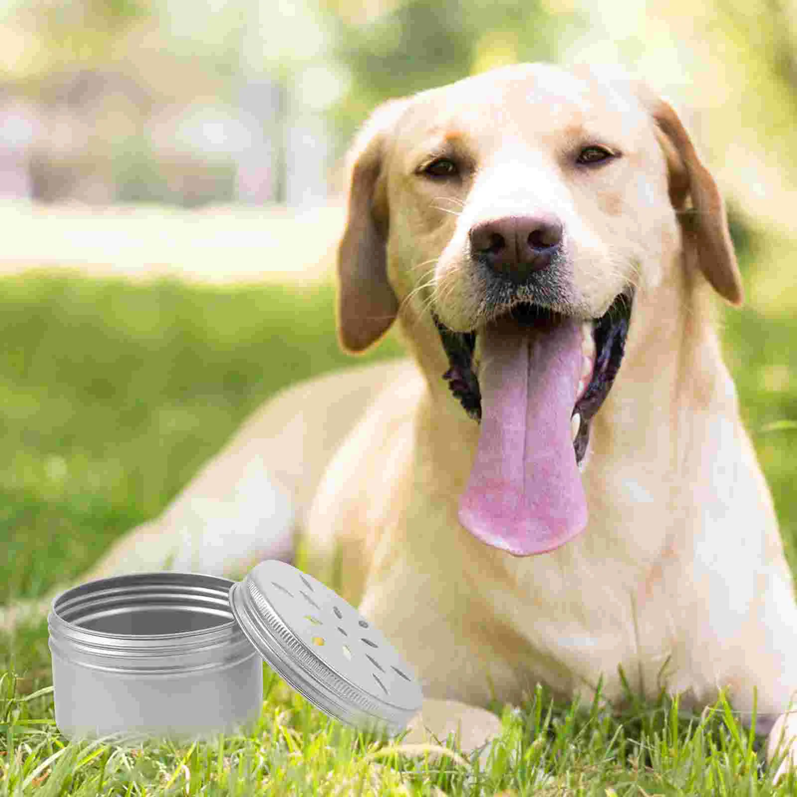 

10 Pcs Dog Scent Identification Tool Odor Sniffle Case Container Detection Training for Dogs Aluminum Metal Tins with Lids