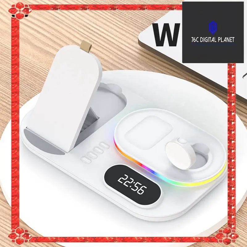 

24-Hour Delivery For Iphone 14 13 Iwatch Earphone 30W 3 In 1 Wireless Charger Stand Fast Charging Dock Station Bracket