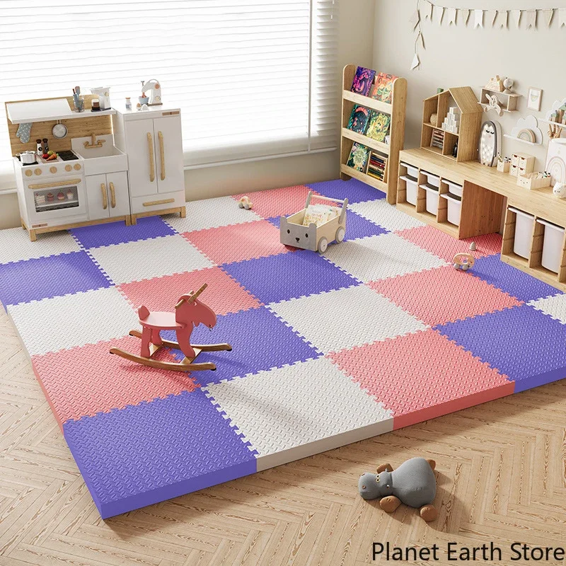 2.5CM Thick 10PCS Baby Play Mats EVA Foam Puzzle Mat Children Room Activities Mat For Baby Interlock Floor Carpet Mat 30*30CM