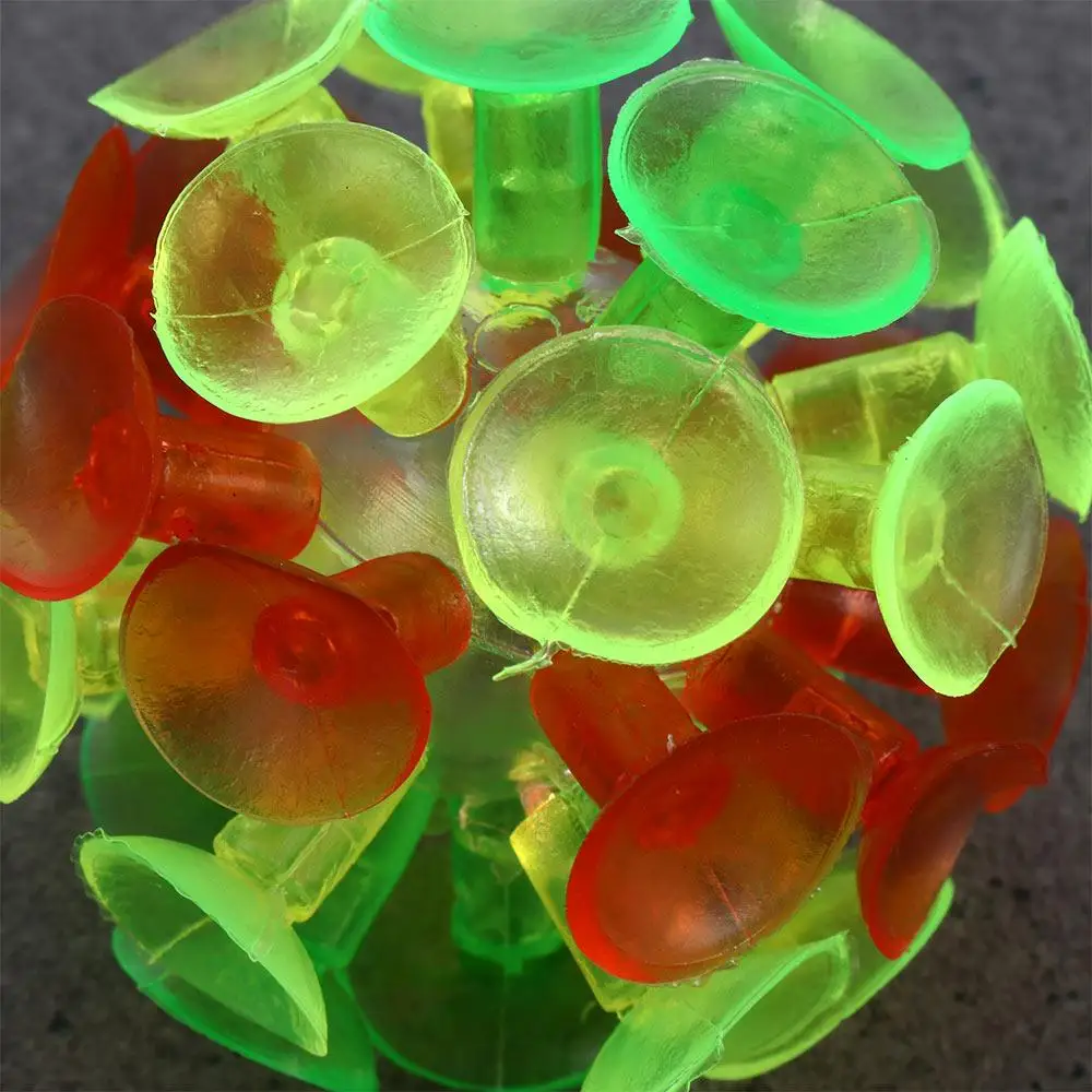 4 pezzi giocattolo palla creativo interattivo multicolore giocattolo per feste giocattolo giocattolo di aspirazione palla a ventosa per bambini ragazza