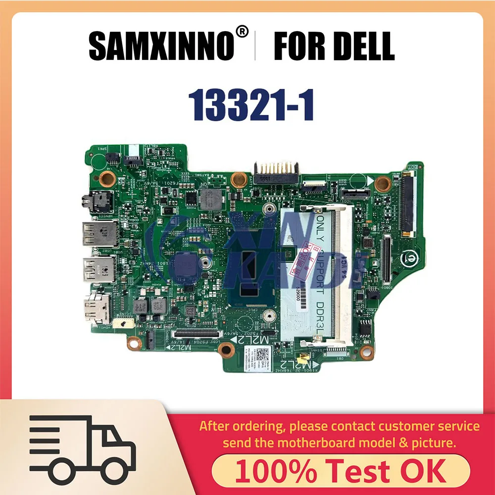 

Notebook Mainboard For Dell Inspiron 13 7348 7558 7352 07166J CN-07166J 13321-1 Laptop Motherboard With I5-5200U Full Tested OK