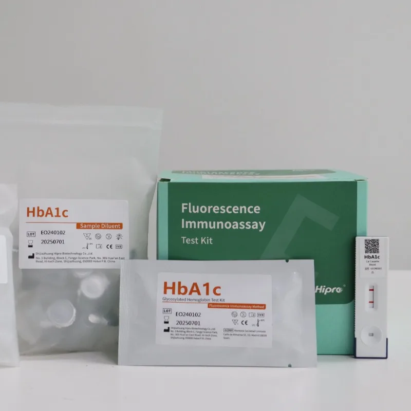 Kit de test quantitatif rapide d'hémoglobine glyquée Hba1c OEM avec CE, ISO13485