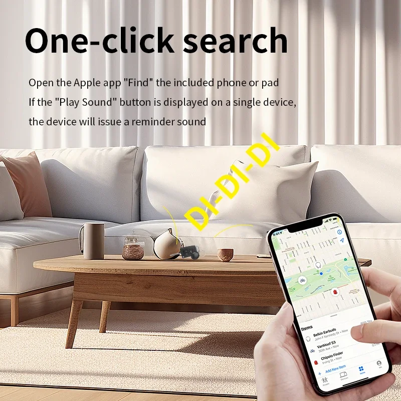 Smart Trackers Airtag Wireless Charging For Apple Find My Anti Lost Device Bluetooth Mini Locator For Cars Pet Finder