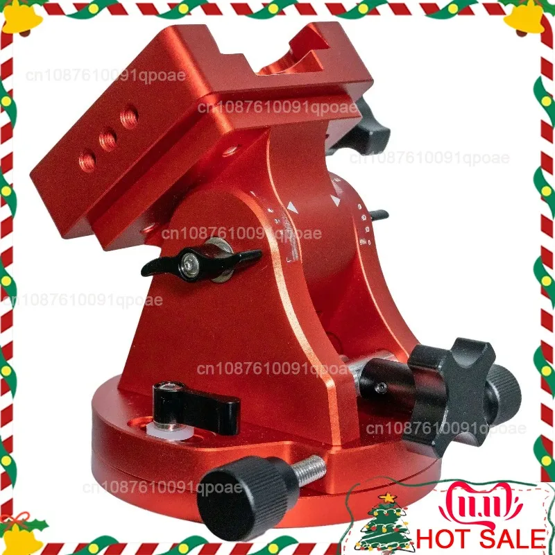 Equatorial Mount with Latitude Adjustment, Frog Brand Heavy-Duty Tripod, New Starfield Equatorial Mount Base for High Load