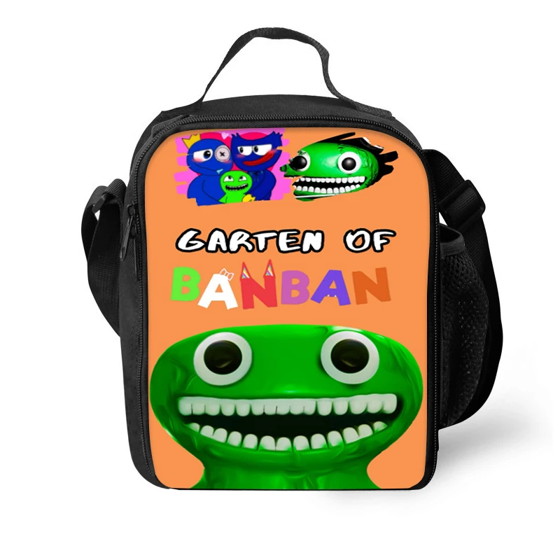 Garten of Banban معزول أكياس الغداء حقيبة حرارية حاوية الغداء مانعة للتسرب حمل علب الاغذية أكياس تخزين المواد الغذائية عيد ميلاد الأطفال