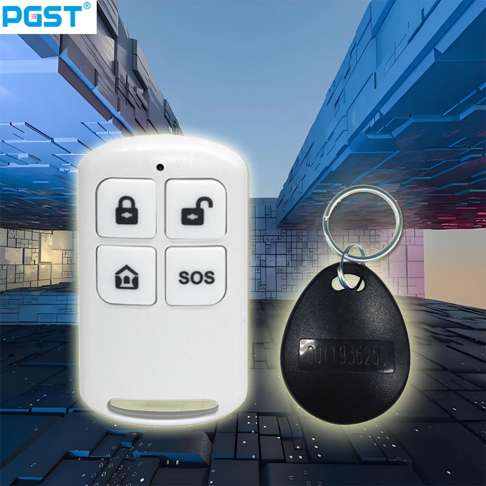 

Smart home security alarm system remote control, RFID card ,433MHz wireless connection host, high-quality discounted price