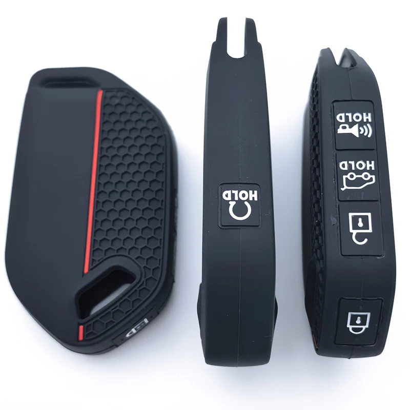 Schlüsseletui für Kia Ev9 K3 K5 Karneval Picanto GT Line Sorento MQ4 KA4 Silikon Schlüsselhalter Abdeckung Keyless Remote Shell 2024