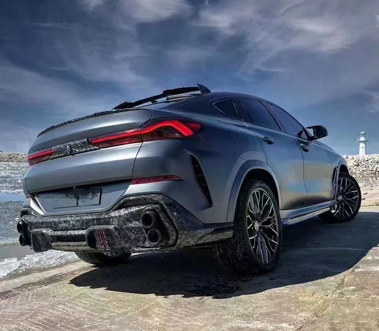 لسيارات BMW X6 X6M تحويل LD نمط طقم الجسم ألياف الكربون/مزورة مادة ألياف الكربون X6 G06 طقم الجسم
