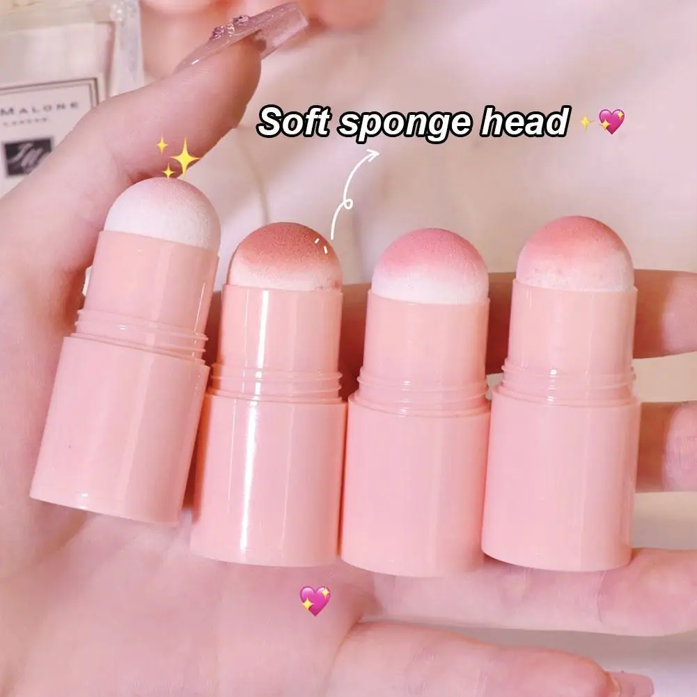 Bâton de fard à joues doux pour le visage, double extrémité, éclaircissant, contour, ombre, poudre, pêche, rose, teinte des joues, maquillage coréen, cosmétiques