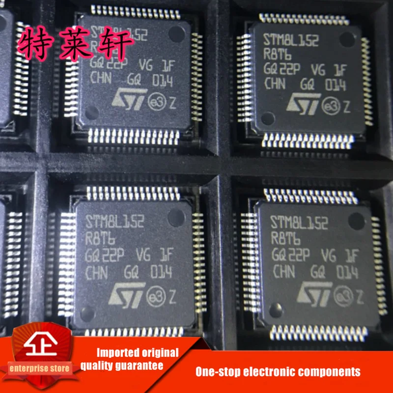 

New Original STM8L152R8T6TR STM8L152R8T6 STM8L152 LQFP64 Microcontroller Chipset