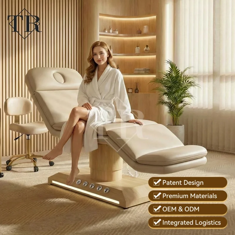 Camilla de Estética Turri Beauty Maca, Silla de Cosmetología, Camilla de Belleza
