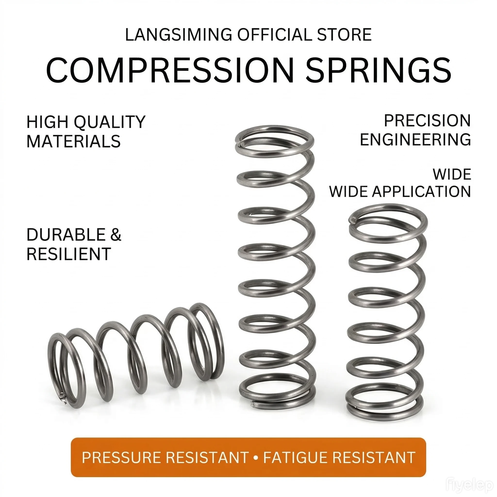 10Pcs Wire Diameter 0.8mm Outer Diameter 5-14mm Rotor Pressure Spring Compressed Spring Big and Small Spring Gas Spring