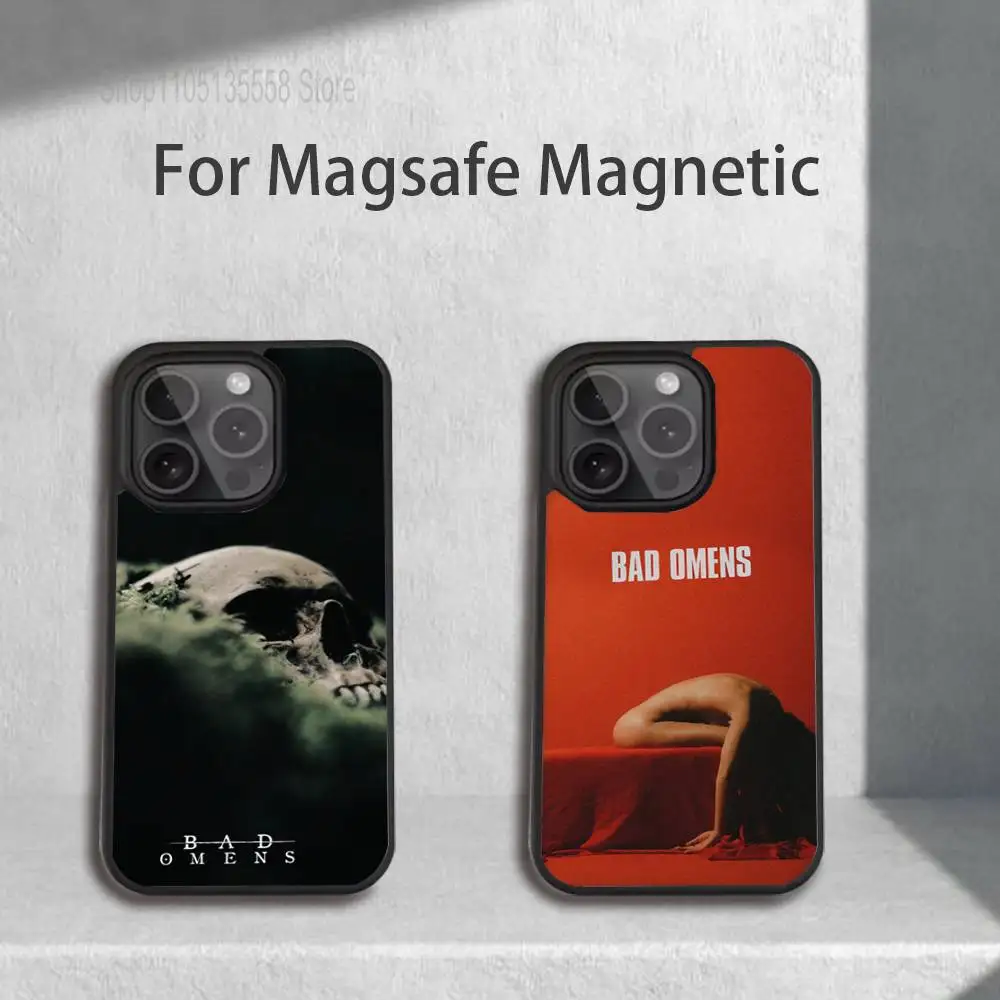 

Bad O-Omenss r-rain Phone Case For iPhone 17,16,15,14,13,12,11,Pro,Max,Plus,Mini,SE4,E Magnetic Magsafe Wireless Charging