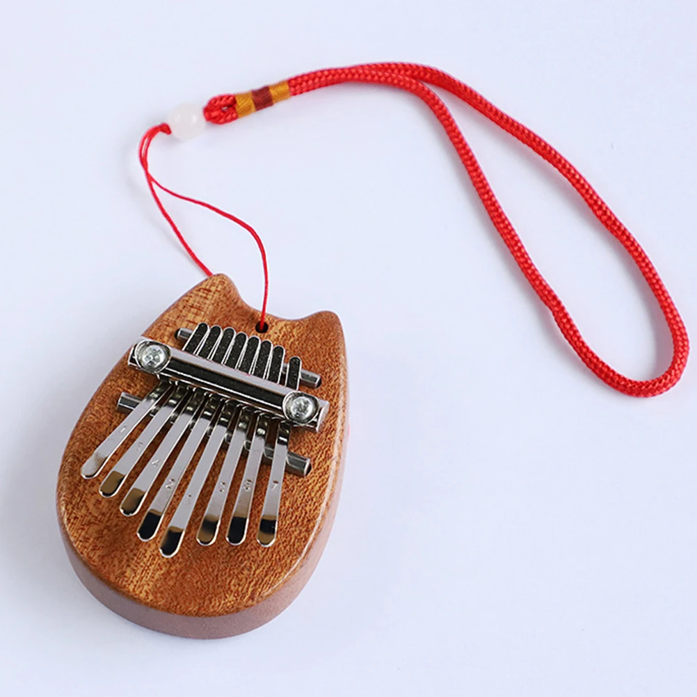 

8 Keys Thumb Piano Mini Wooden Kalimba Lightweight Finger Piano Compact Beginner Instrument Mini Wooden Kalimba