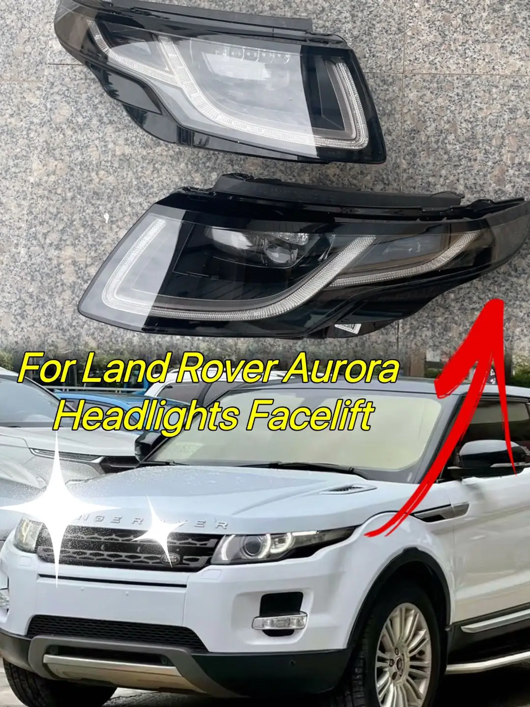 Suitable for Land Rover Range Rover Evoque LED headlight car led auto lighting systems Headlamps