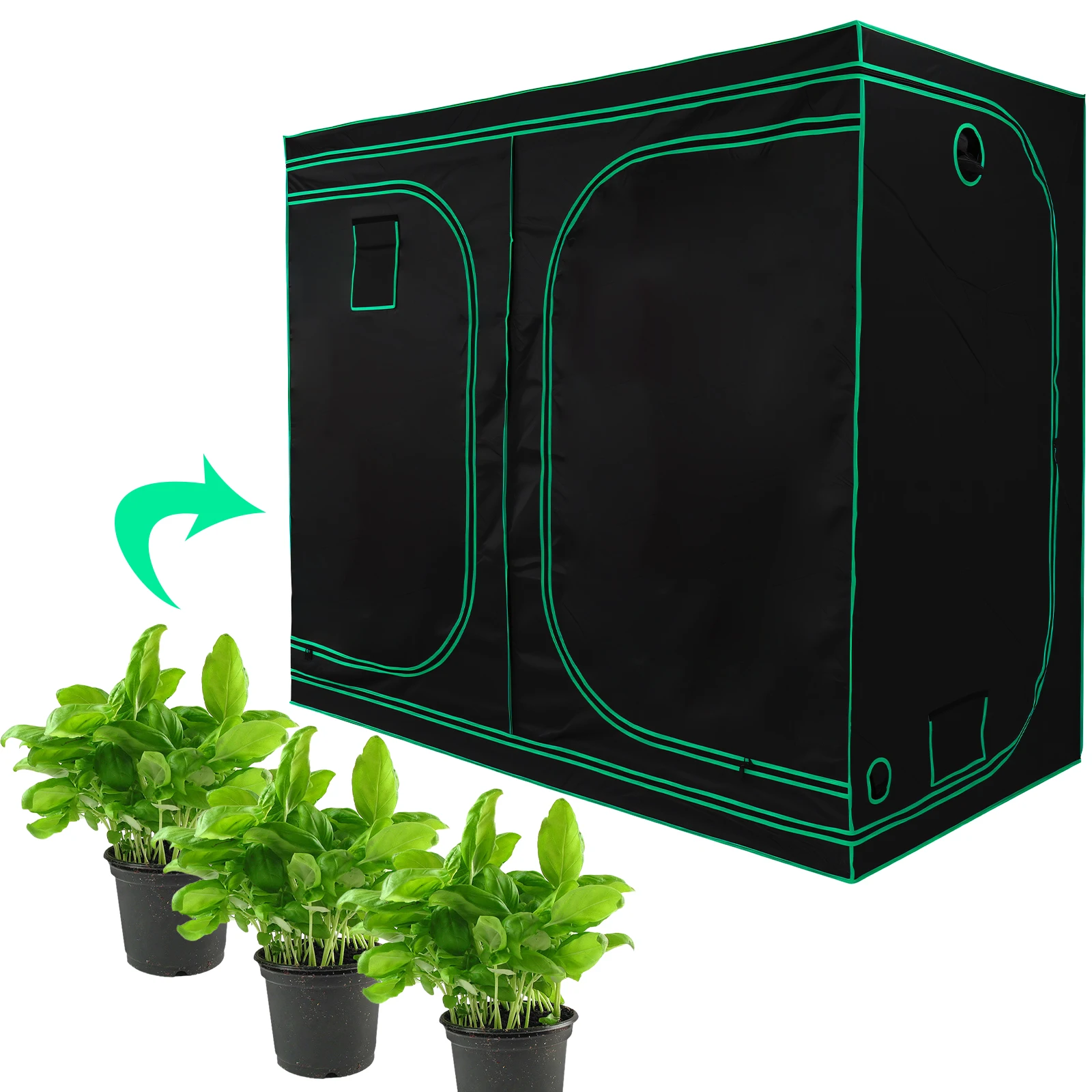 Plant Growing Tent with Observation Window Hydroponic Indoor Grow Tent for Indoor Plant Growing