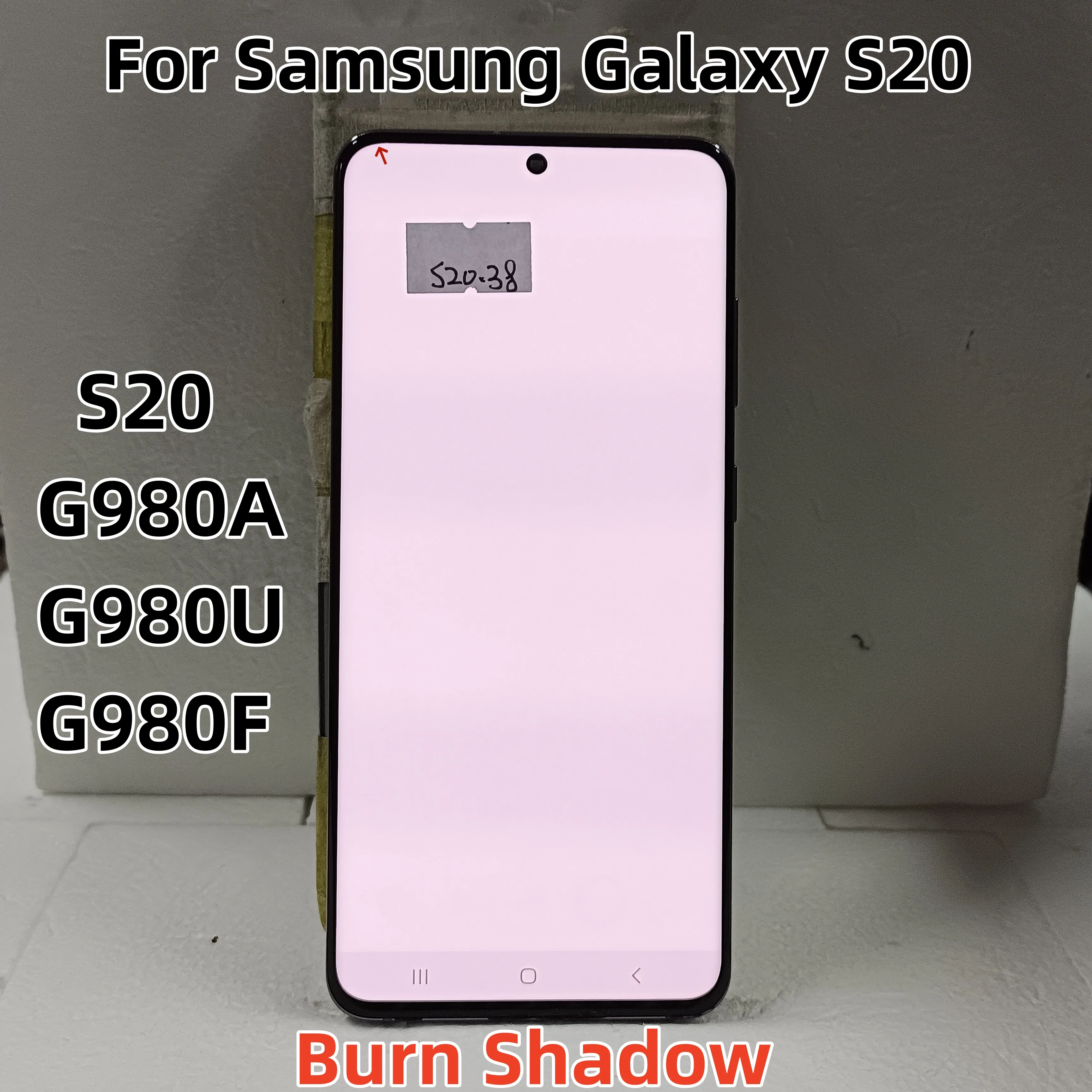 ЖК-дисплей AMOLED для SAMSUNG Galaxy S20 G980 G980U G980F/DS, сенсорный экран с дигитайзером в сборе, замена с черной точкой