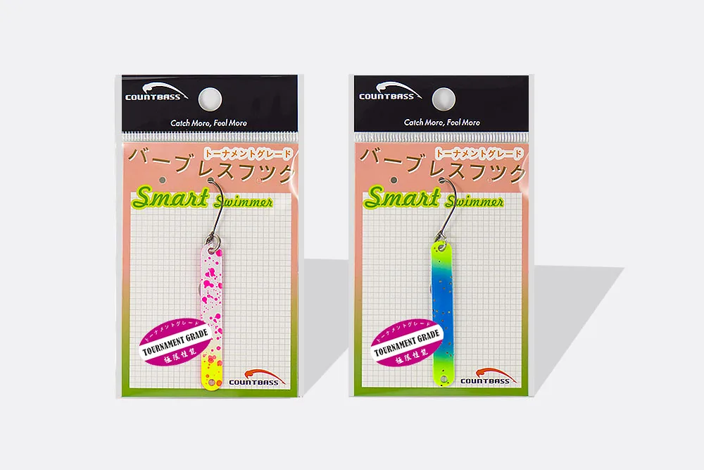 COUNTBASS 3/64oz 1,3g, 5/64oz 2,3g Messing Forellenlöffel mit Widerhaken UV-Farben Angelköder Hecht Anglerköder – Detail 13