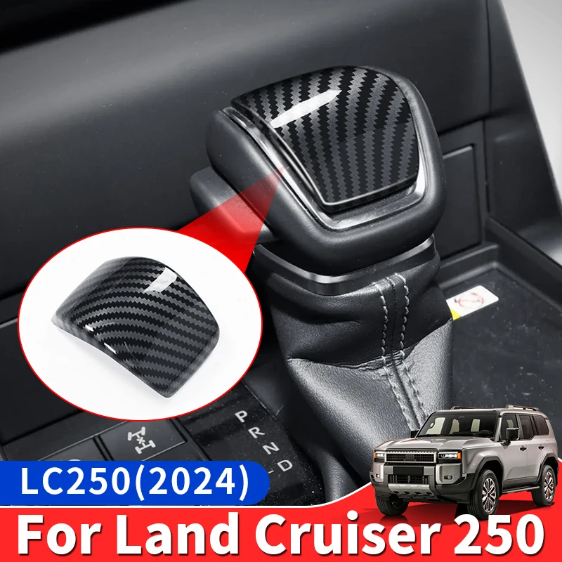 

For 2025 2024 Toyota Land Cruiser 250 Prado LC250 1958 Gearbox Head Gear Lever Decorative Cover Interior Decoration Accessories