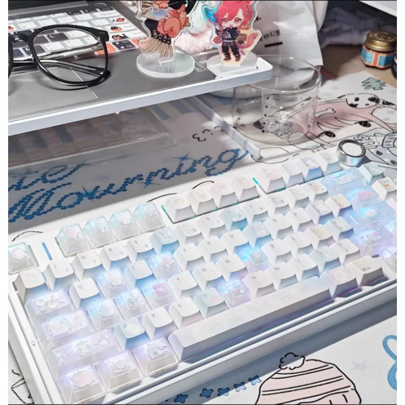 

Горячие продажи: Кейкапы MoCoo для ПК, профиль Cherry, сублимационные, с мультяшными аниме-персонажами, DIY, оригинальный дизайн для механической клавиатуры