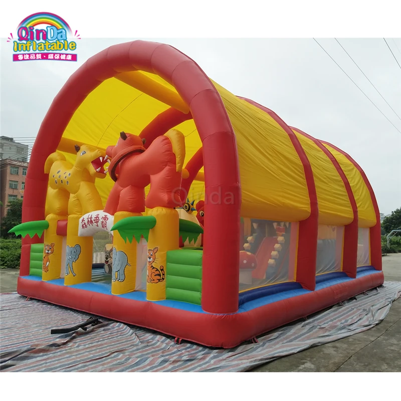 Outdoor Playground Inflatable Bouncers, Party Inflatable Jumping Castle For Kids