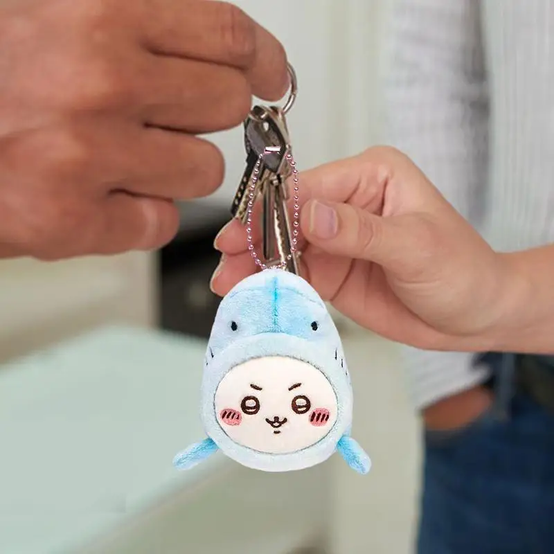 Anime Plush Keychain Toys Cartoon Cute Plushie Figure Vibrant Desktop Decoration Collectible Figurines Model Toy Soft Plush