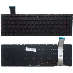 US Laptop Keyboard FOR ASUS GL552 GL552J GL552JX GL552V/VL GL552VW N552VW N552VX G771JM G771JW ZX50J/XJ ZX50JX G552VM G552VX
