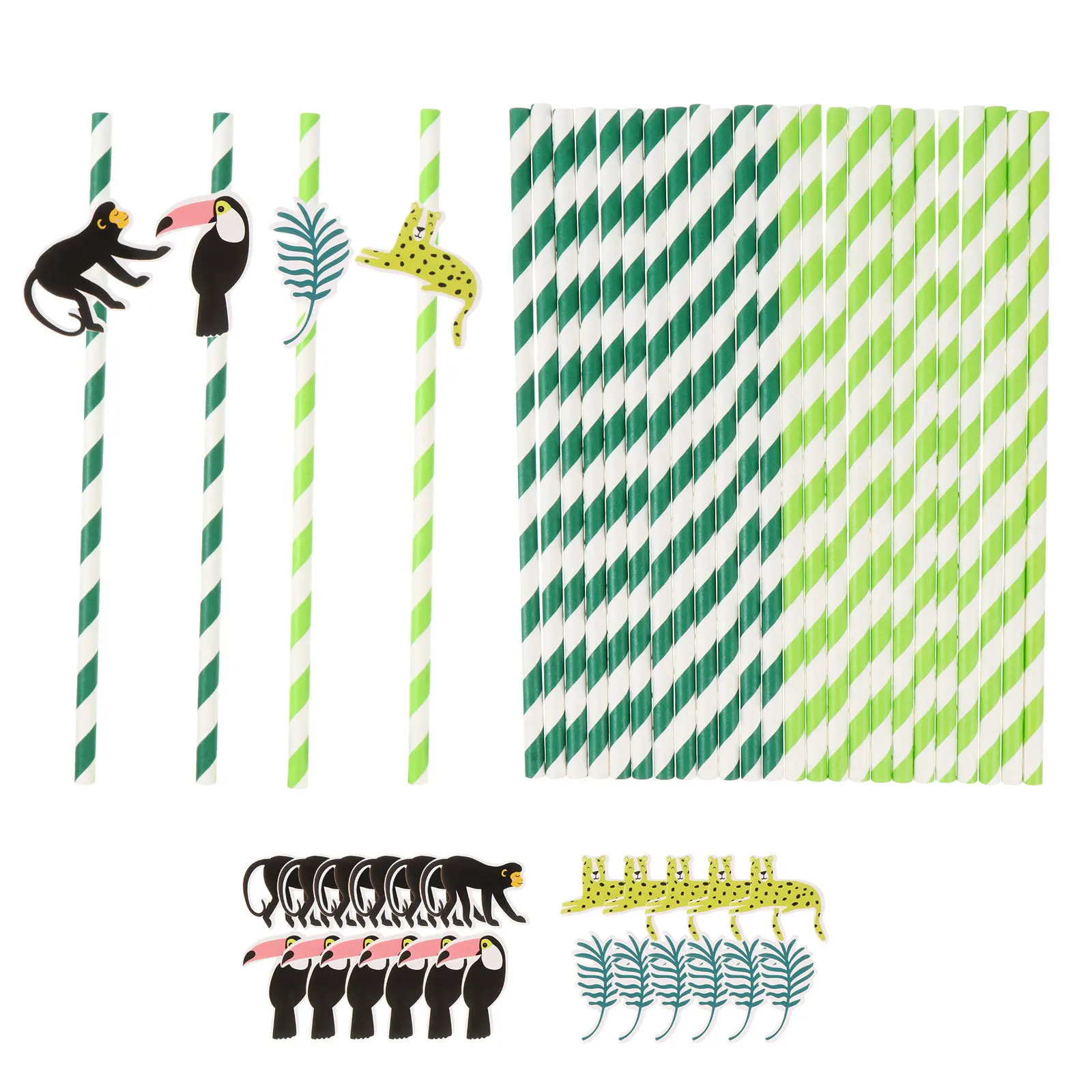 

48 pcs Paper Colorful Milk Tea Straws Thick Practical Beverage Straws For Drinks Coffee Alcohol Kitchen Bar Supplies