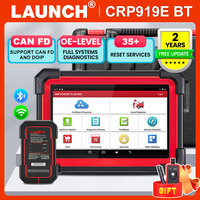 NEW LAUNCH X431 CRP919E BT OBD2 Scanner,Bidirectional Scan Tool,added CAN FD/DoIP,OE-Level All System Diagnostic,with BT adapter