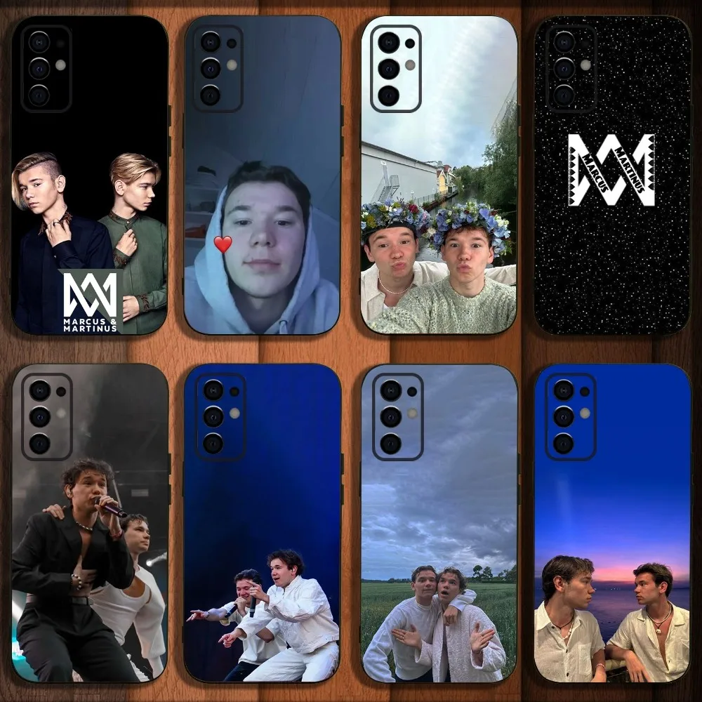 Marcus-S And M-Martinus Music Phone Case For Samsung S24,S21,S22,S23,S30,Ultra,S20,Plus,Fe,Lite,Note,10,9,5G Black Soft Cover