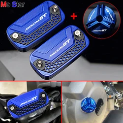 MaxsymGT Motorcycle Accessories Front Brake Fluid Reservoir Cover Engine Oil Plug Cap For SYM MAXSYM 400 GT Maxsym 400GT 400 gt
