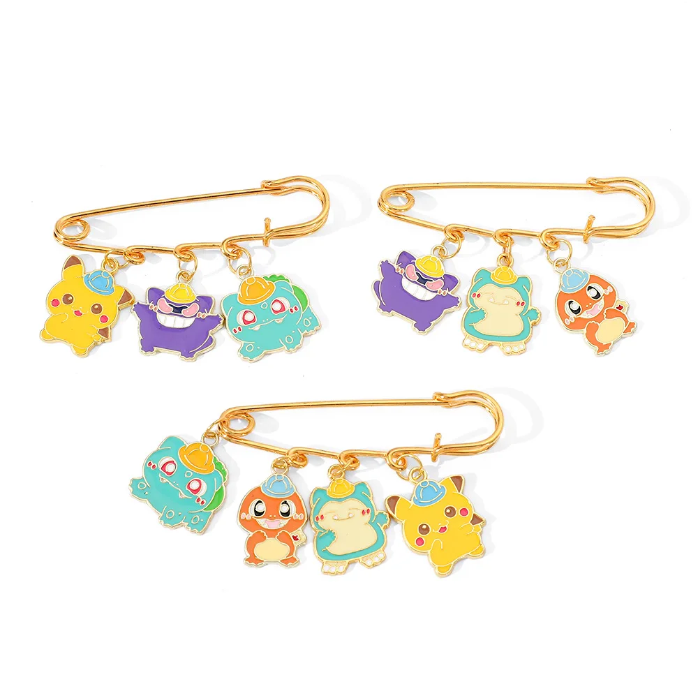 Niedliche Anime-Brosche Kreative Gengar Emaille-Anstecknadel Metall-Abzeichen Schmuck Kleidung Rucksack Accessoires Geschenk für Freunde