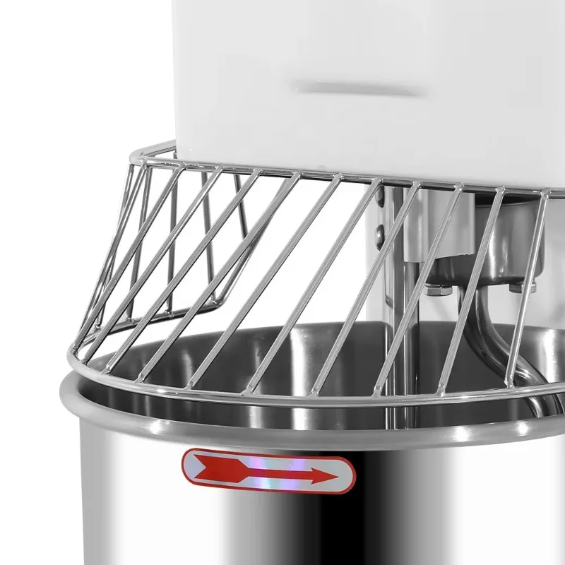 40L 16Kg Double Speeds Commercial Spiral Dough Mixer Big Capacity for Bakery Bread Kneading 1 Year Warranty Custom