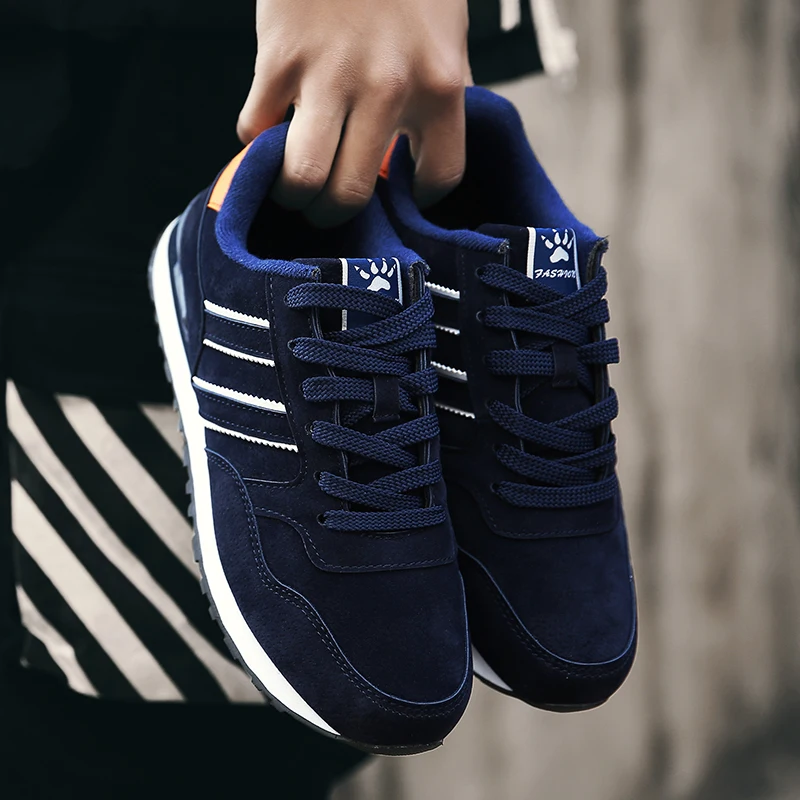 High Quality Men's Sneakers Leather Casual Shoes Autumn 2024 New Breathable Men Shoes Tenis Male Flat Shoe Zapatillas Hombre image 3