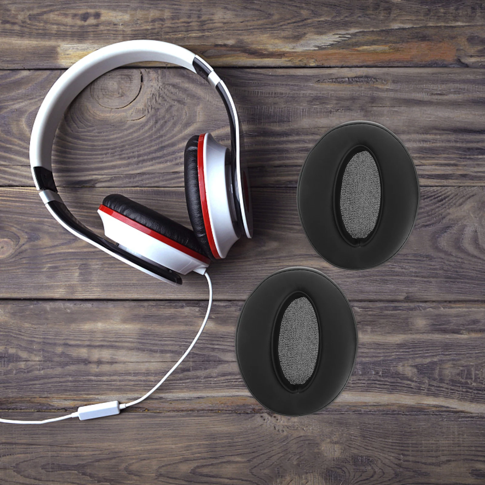 

2 Pcs Earmuffs Practical Cushions Headphone Earpads Earphone Scratch-resistant Covers