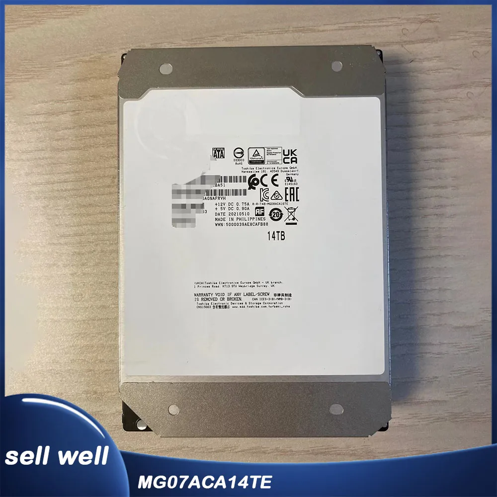 MG07ACA14TE HHD NAS Enterprise Helium Computer Mechanical Hard Disk 14TB