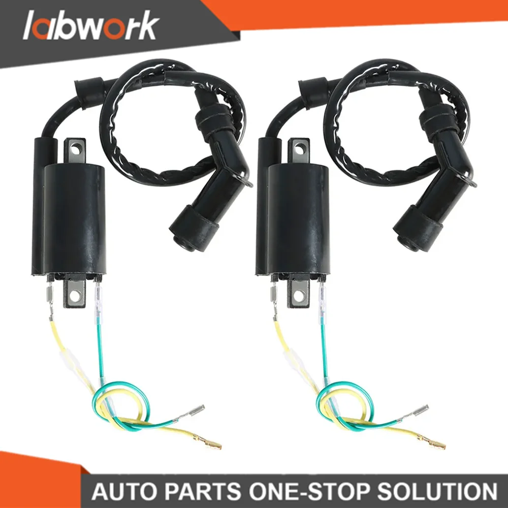 Ignition Coil 2-Pack For Honda CB350 CL350 SL350 CL450 CB450 CB500 CL500 12V